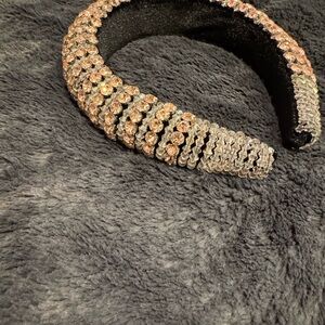 Sparkling Crystal Headband in Silver and Gold